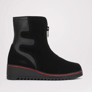 Brand New - Zeke P Women's Heritage Boot Suede/Leather Black 5.5 US / 36 EUR